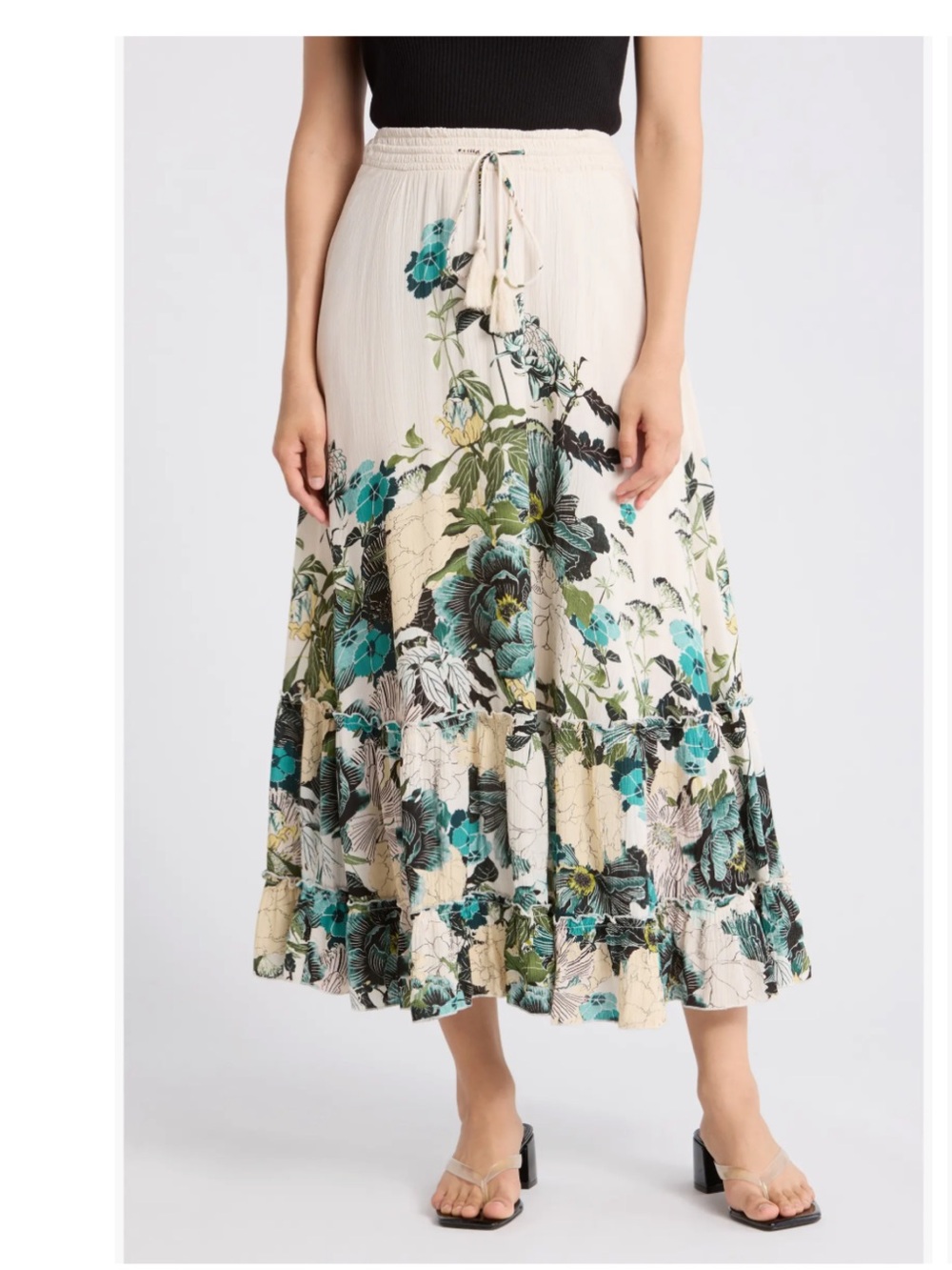 T Tahari Print Skirt